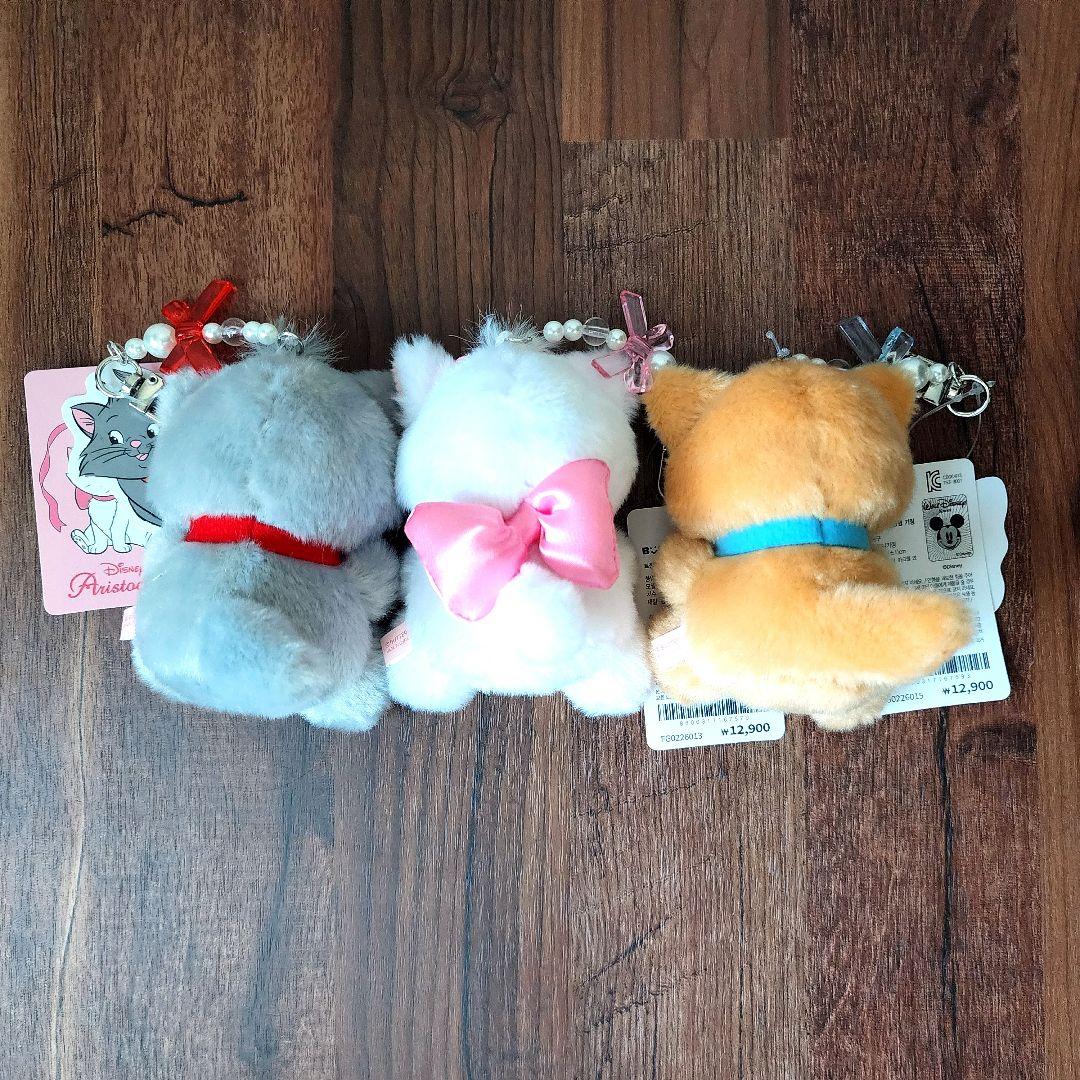 【韓国限定】 ディズニー BUTTER マリー おしゃれキャット キーホルダー