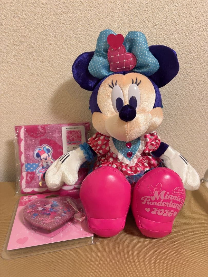 ミニー パルパルーザ ぬいぐるみ ハンドタオル スライドミラー