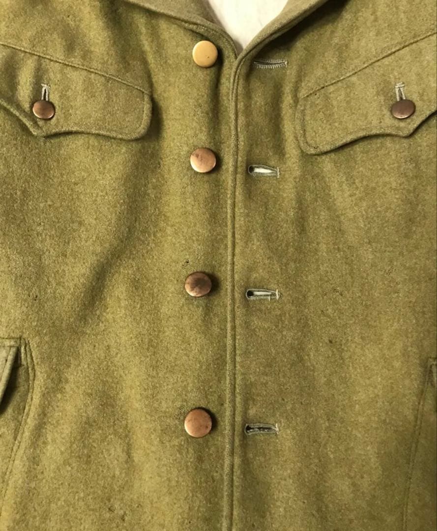 日本軍　日本陸軍　昭和五年式軍衣　昭五式軍衣　開襟改造　服　軍服　実物