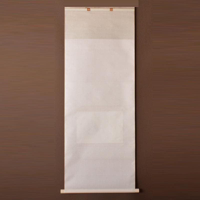 掛軸　千利休筆　一行書　「妙」　講談社複製　共箱　C　6320A