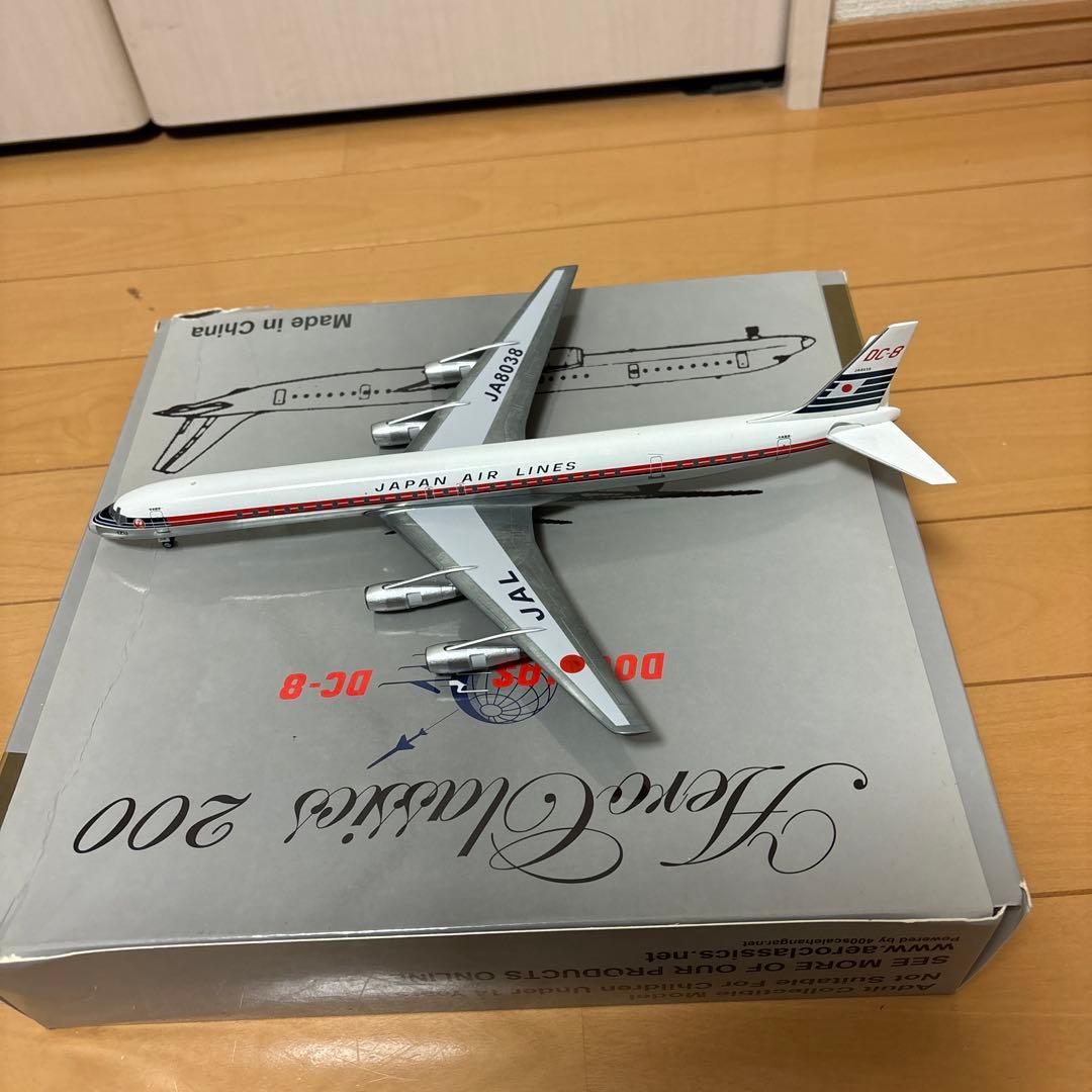 航空機・ヘリコプター JAL DC-8-61 JA8038 1:200