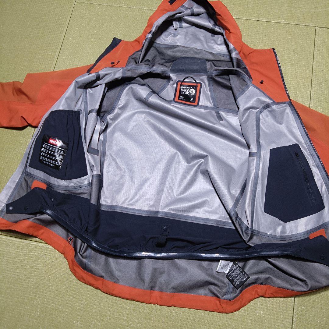 マウンテンハードウェア バウンダリーリッジ　ゴアテックス M　上下　オレンジ