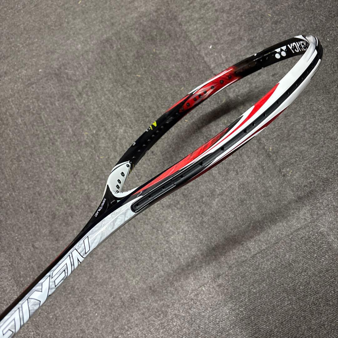 NEXIGA 90G ソフトテニスラケット 赤黒