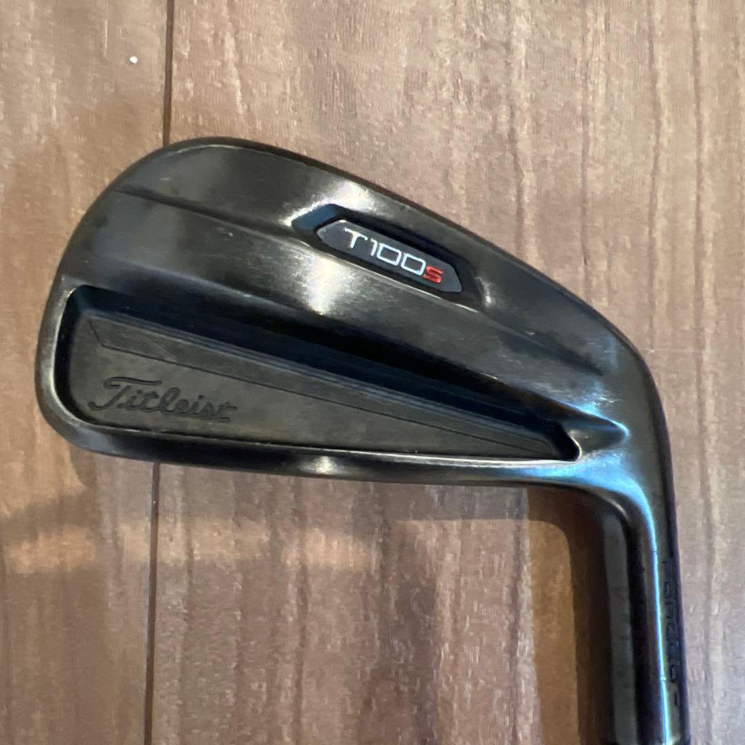 タイトリストt100s ブラックエディション　アイアンP〜5番　６本