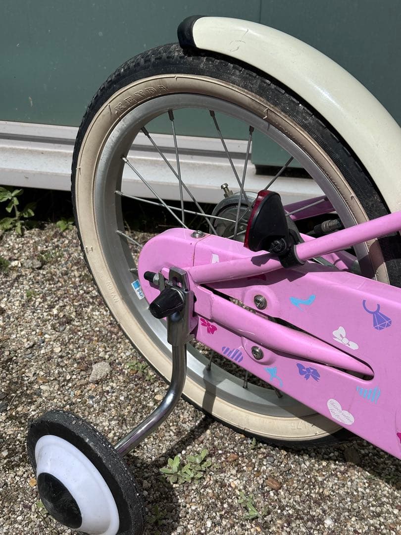 子供用自転車 16インチ ピンク バスケット付き