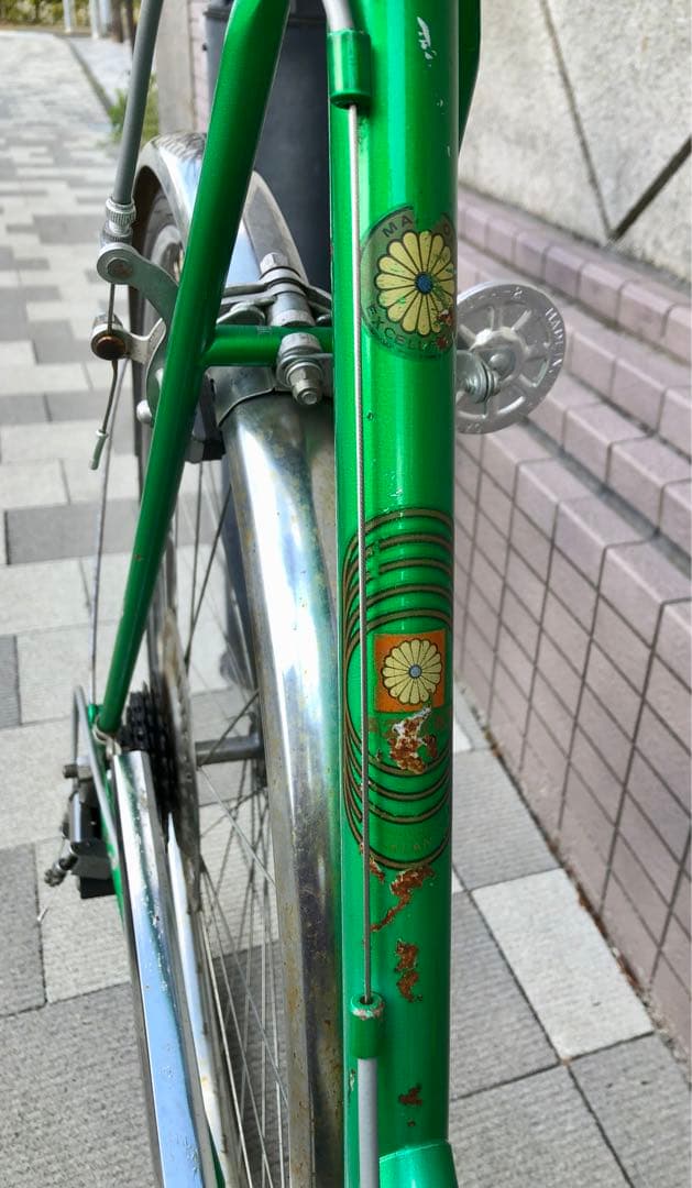 AZUKI 　自転車　ビンテージ　昭和レトロ　5段変速　27インチ　東京