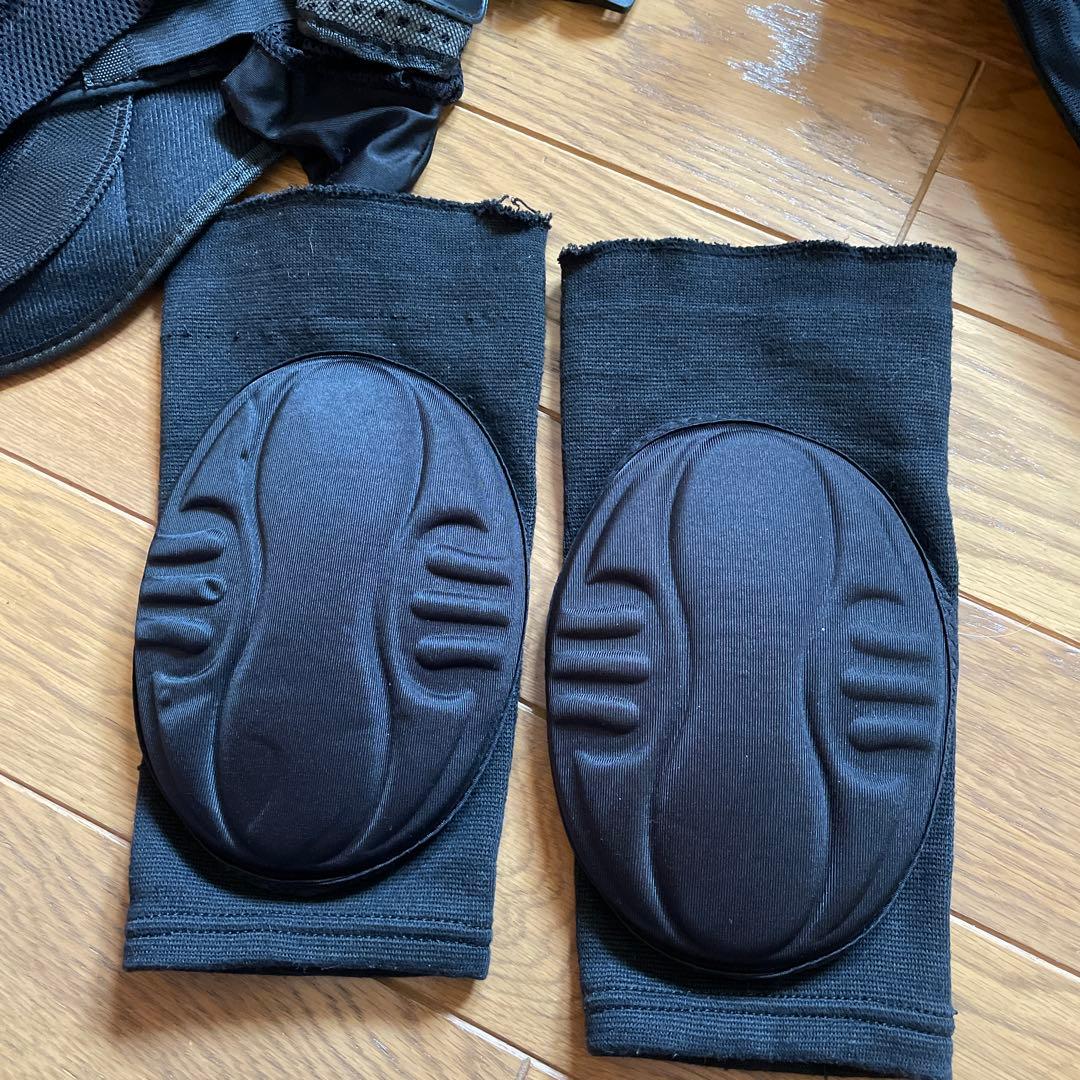 スノーボード用プロテクター ブラック パンツ　膝当て　3点セット