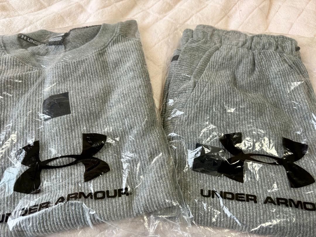 UNDER ARMOUR スウェットシャツ・パンツセット XLサイズ グレー