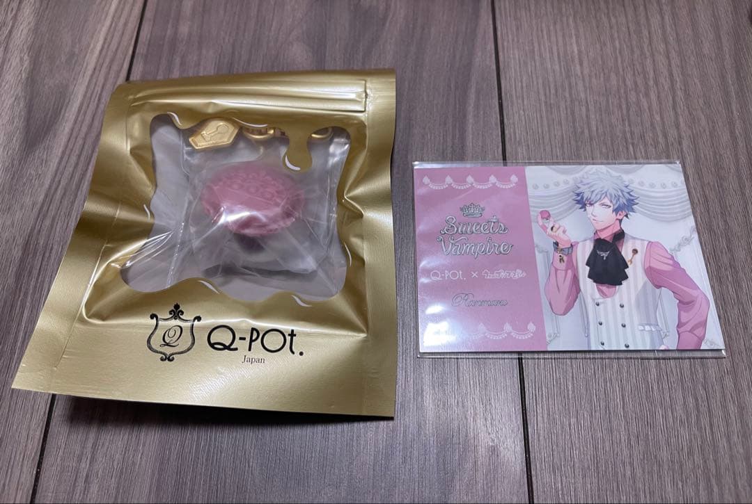 うたプリ SV マカロン チャーム Q-pot ギャランティカード 付き 蘭丸