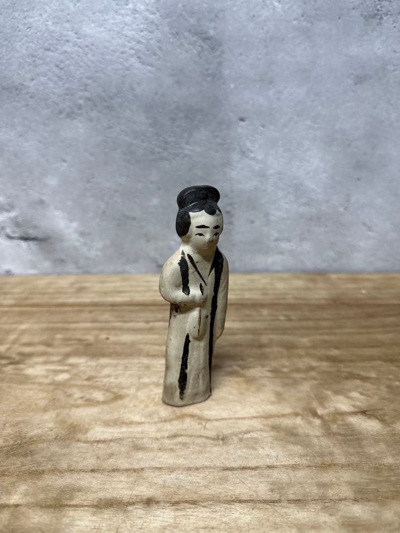 中国美術　人物像　磁州窯　骨董品　貴重　希少