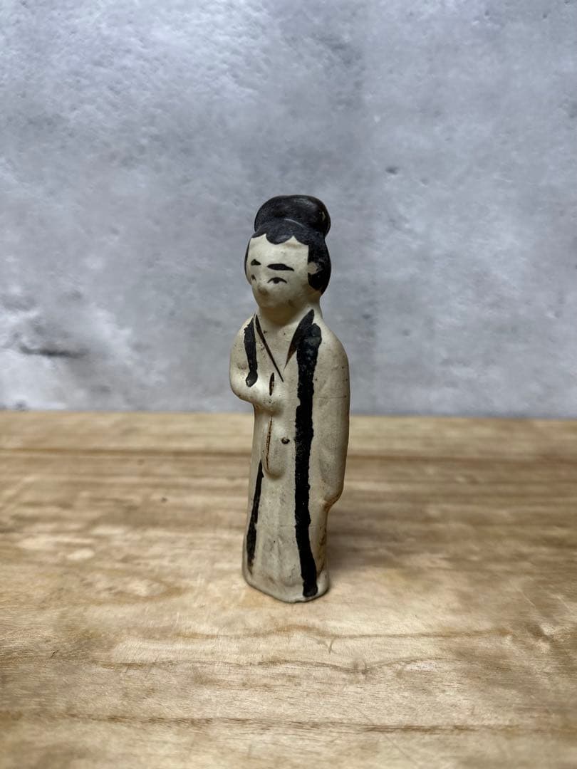 中国美術　人物像　磁州窯　骨董品　貴重　希少