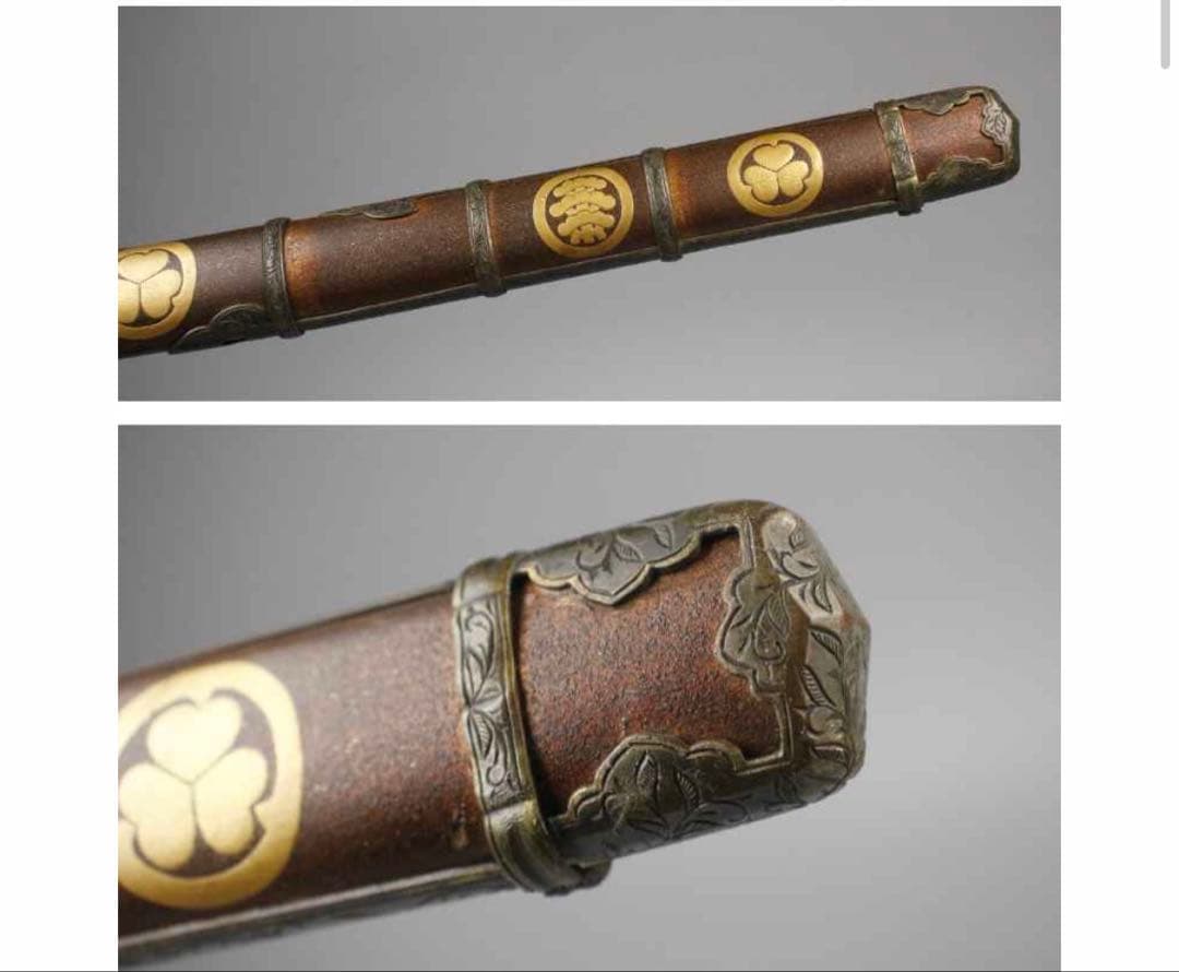 大名家伝来品 糸巻陣太刀拵 徳川家家紋