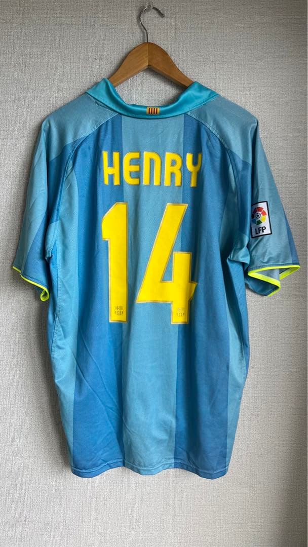 ゲームシャツ　ユニフォーム　プレシャツ　FCバルセロナ　ティエリ・アンリ