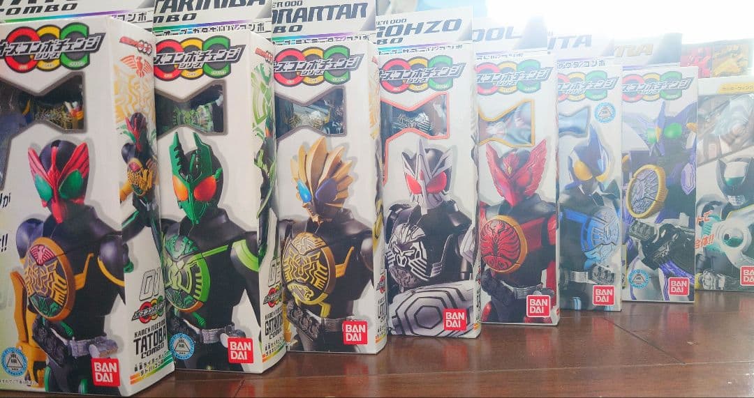 仮面ライダーオーズ　コンボチェンジシリーズ01〜08 未開封・未使用品