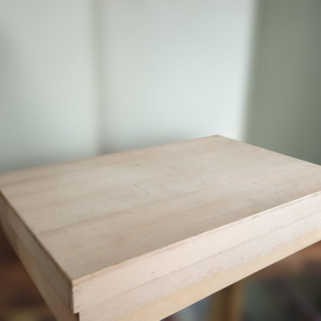 扇面棚 即中斎好 茶道具　棚　木製　漆器　組み立て式　在銘　木箱