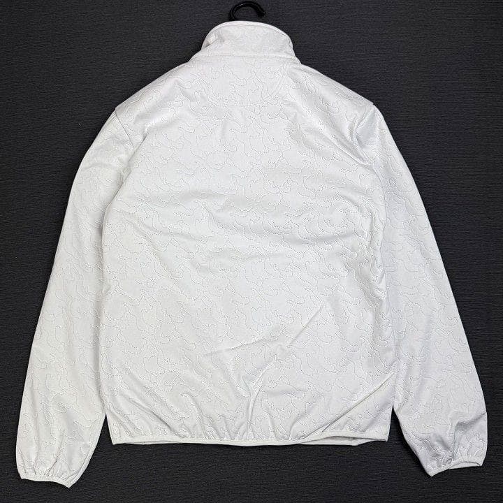 新品 フィラ ゴルフ 上下セット 高周波キルト ３層ボンディング カモ柄 白 L