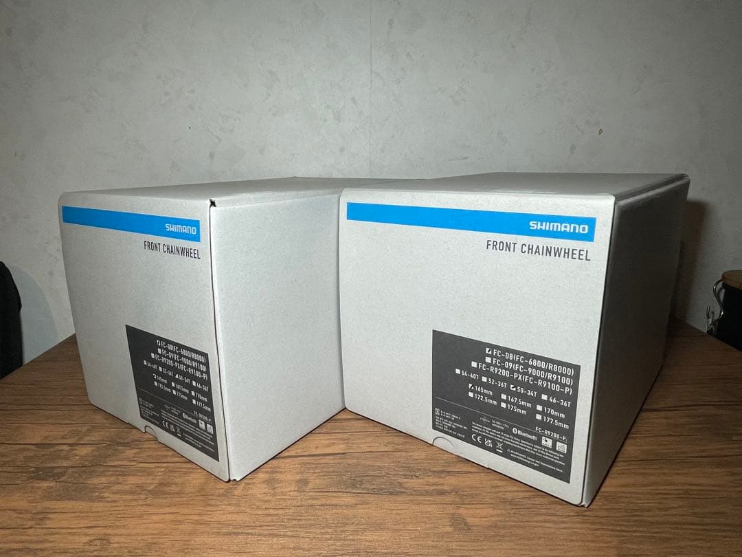 【2点セット】FC-08 クランク　50-34T 165mm