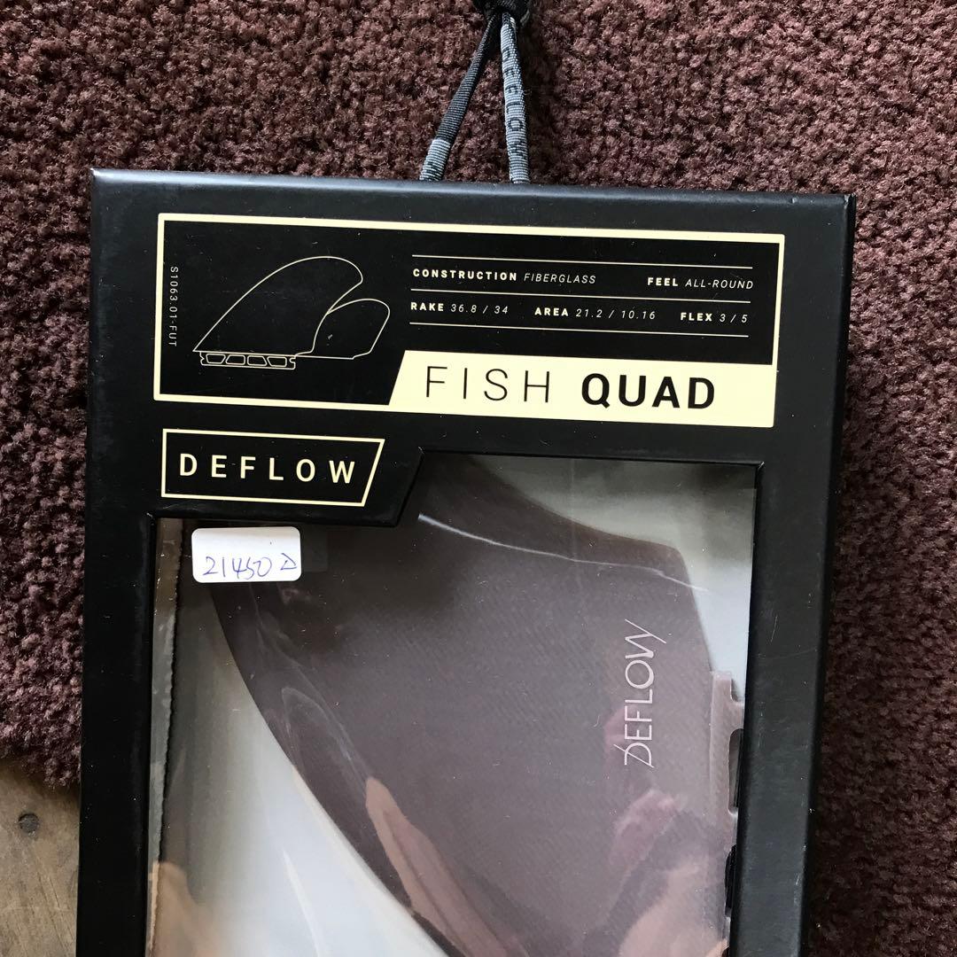 DEFLOW FISH QUAD デフローサーフボードフィン定価¥21,450