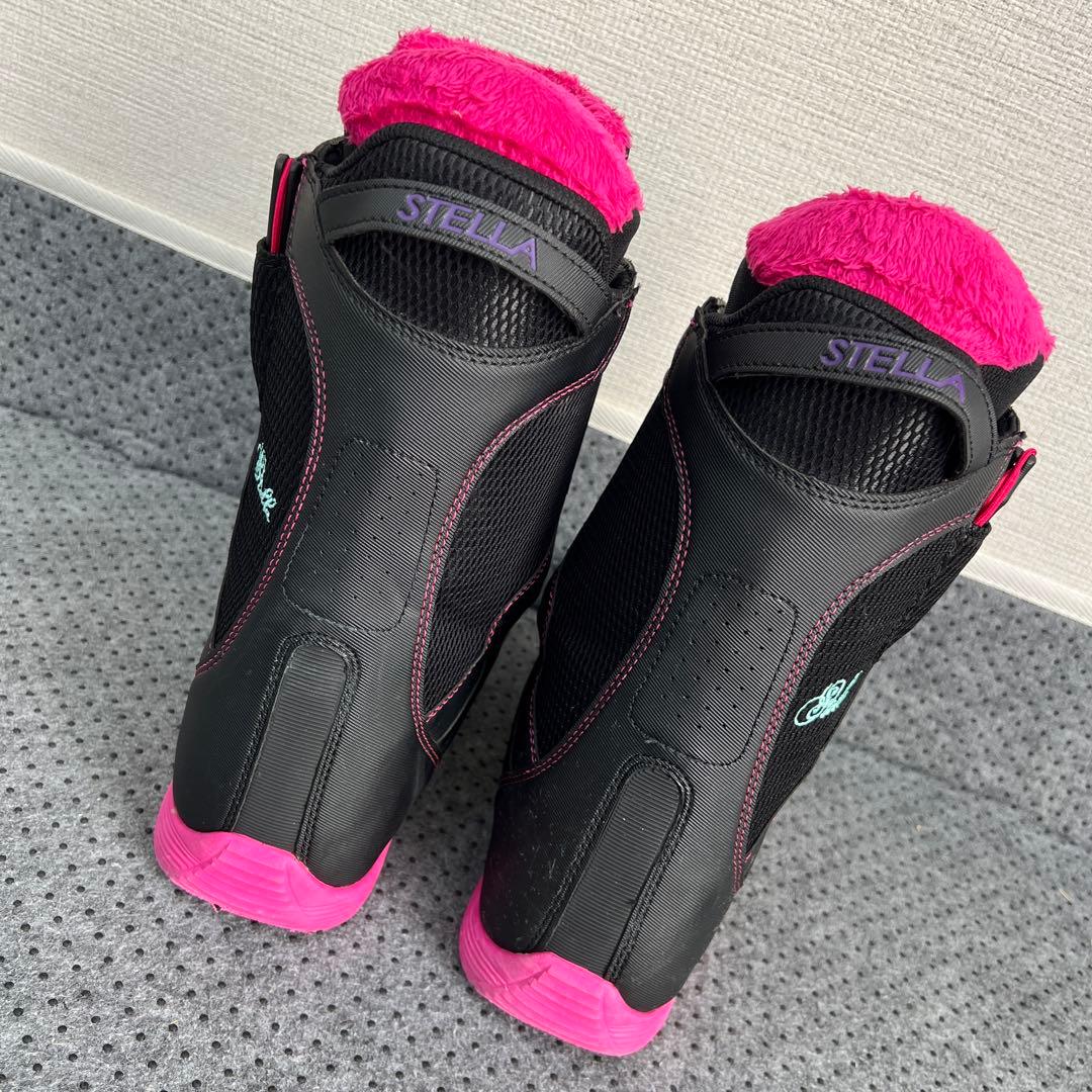 5回使用 レディース 23.5cm STELLA FEATHER スノボブーツ