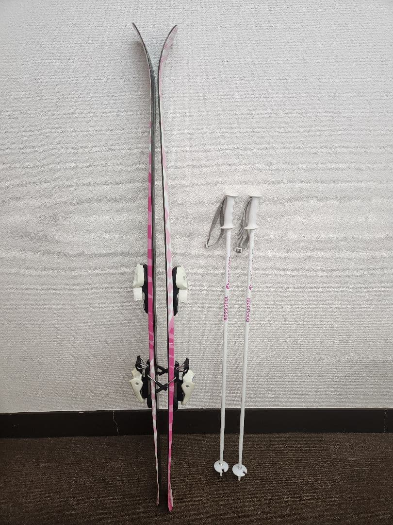 ROSSIGNOL ジュニア スキー 140cm ストック付