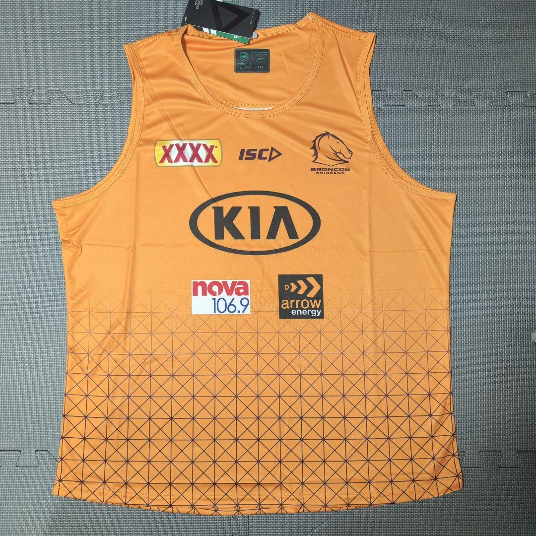 た*や様 【海外4XLサイズ】NRL ブリスベン・ブロンコス '20 シングレッ
