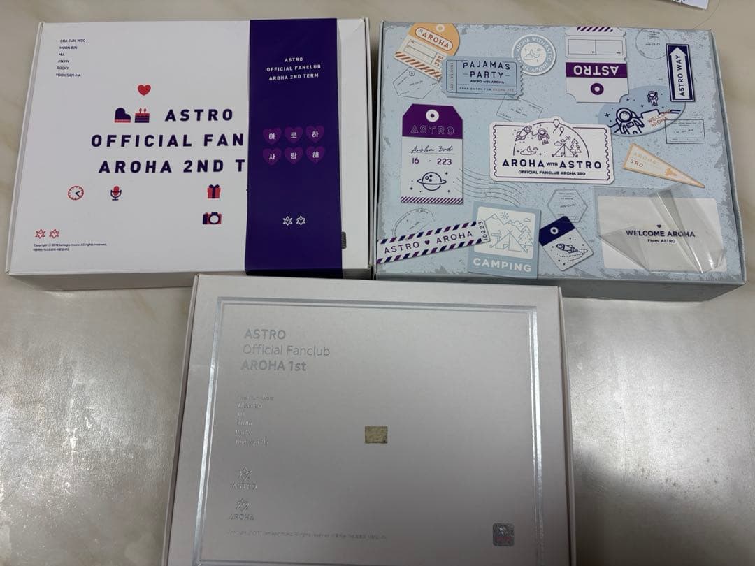 ASTRO　FCキット　韓国　ファンクラブ 1期　2期 3期　ファンクラブキット