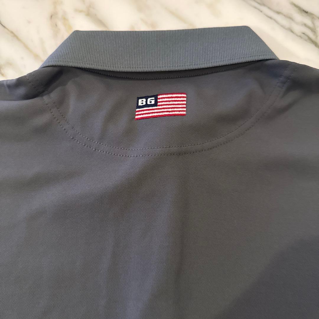 C*3様 美品ブリーフィング　ポロシャツ　グレー　ホワイト　M