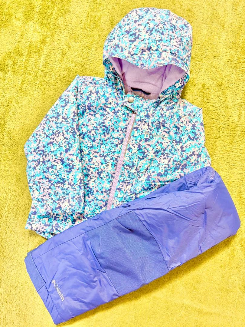 Columbia スキーウェア　派手　花柄　100