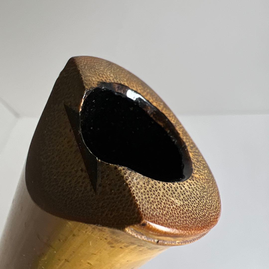 鳳舟在銘　銀三線尺八　長さ約58㎝　東Y7-1218①