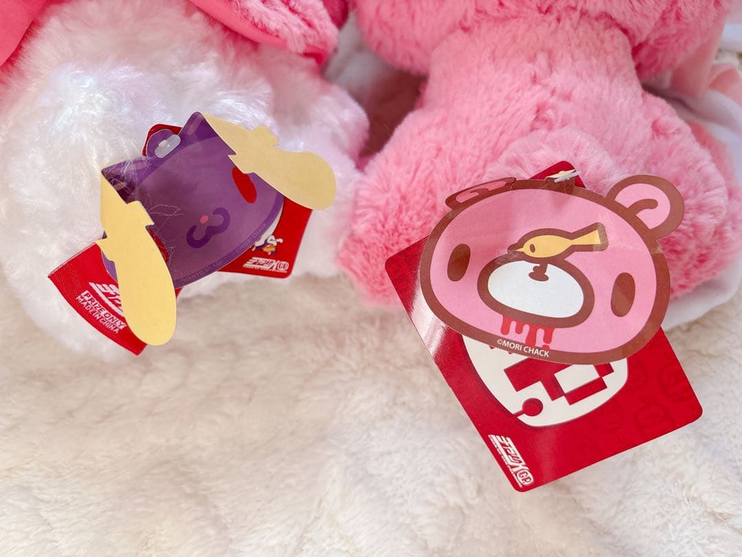 【タグ付】汎用うさぎ 周年記念 2体セット（6周年 ＆ 8周年アニバーサリー）