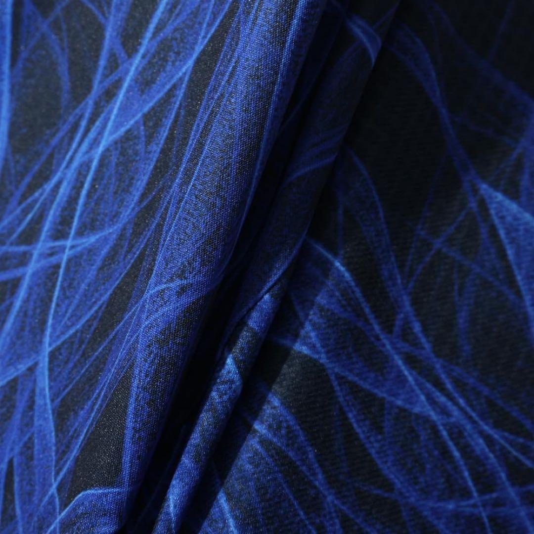 サッカー観戦に❤️Y-3 サッカーウェア ユニフォーム 青 Lサイズ