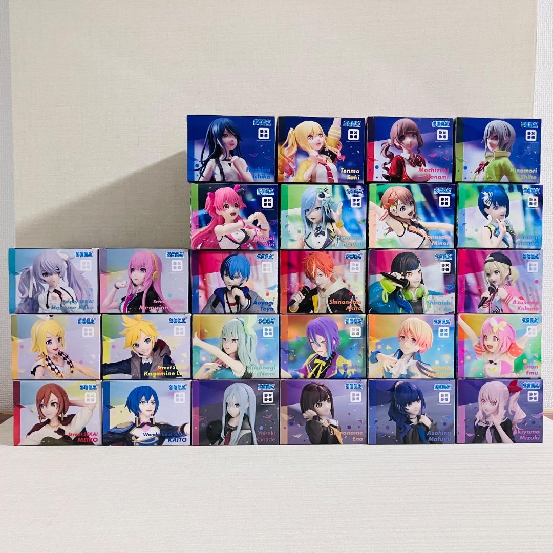 プロジェクトセカイ　カラフルステージ！　プライズフィギュア　26点セット