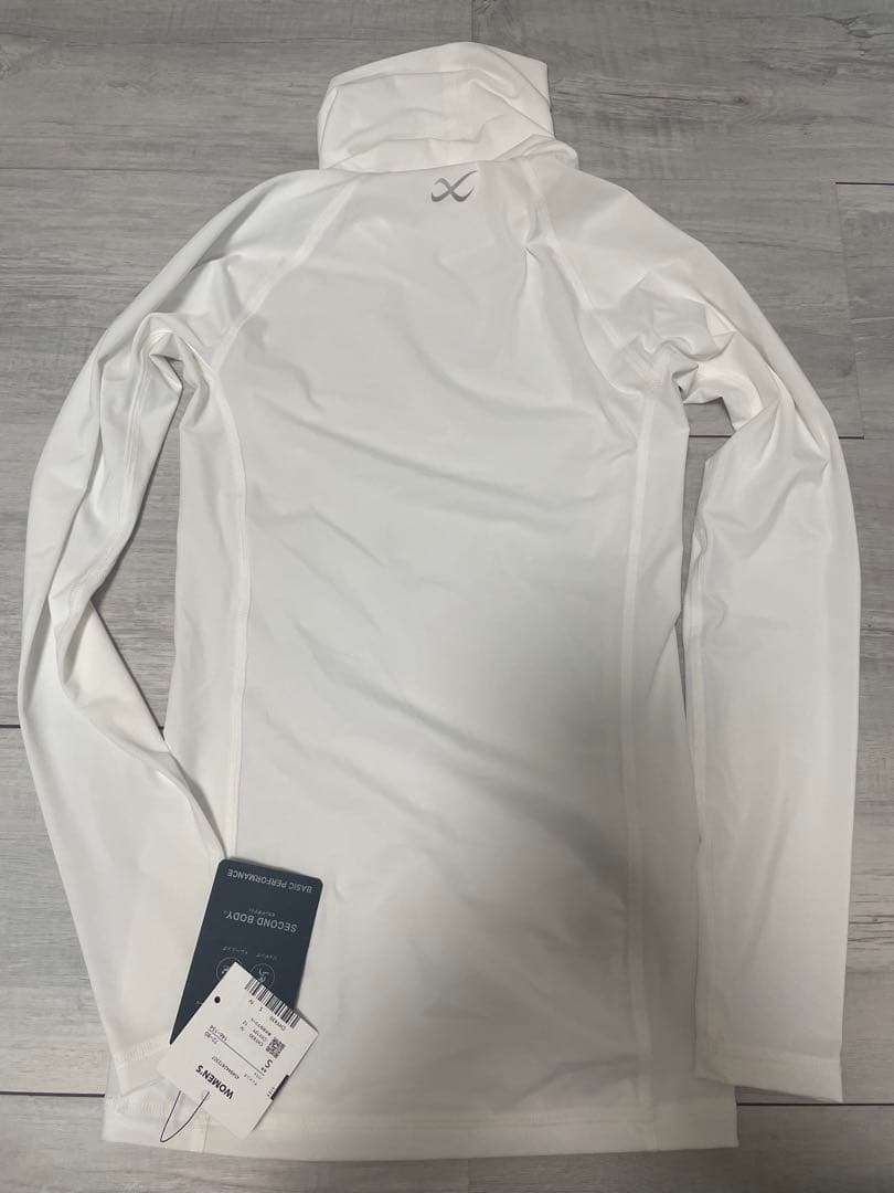 新品CW-XワコールS UV長袖 ハイネック セカンドボディ レディース　白