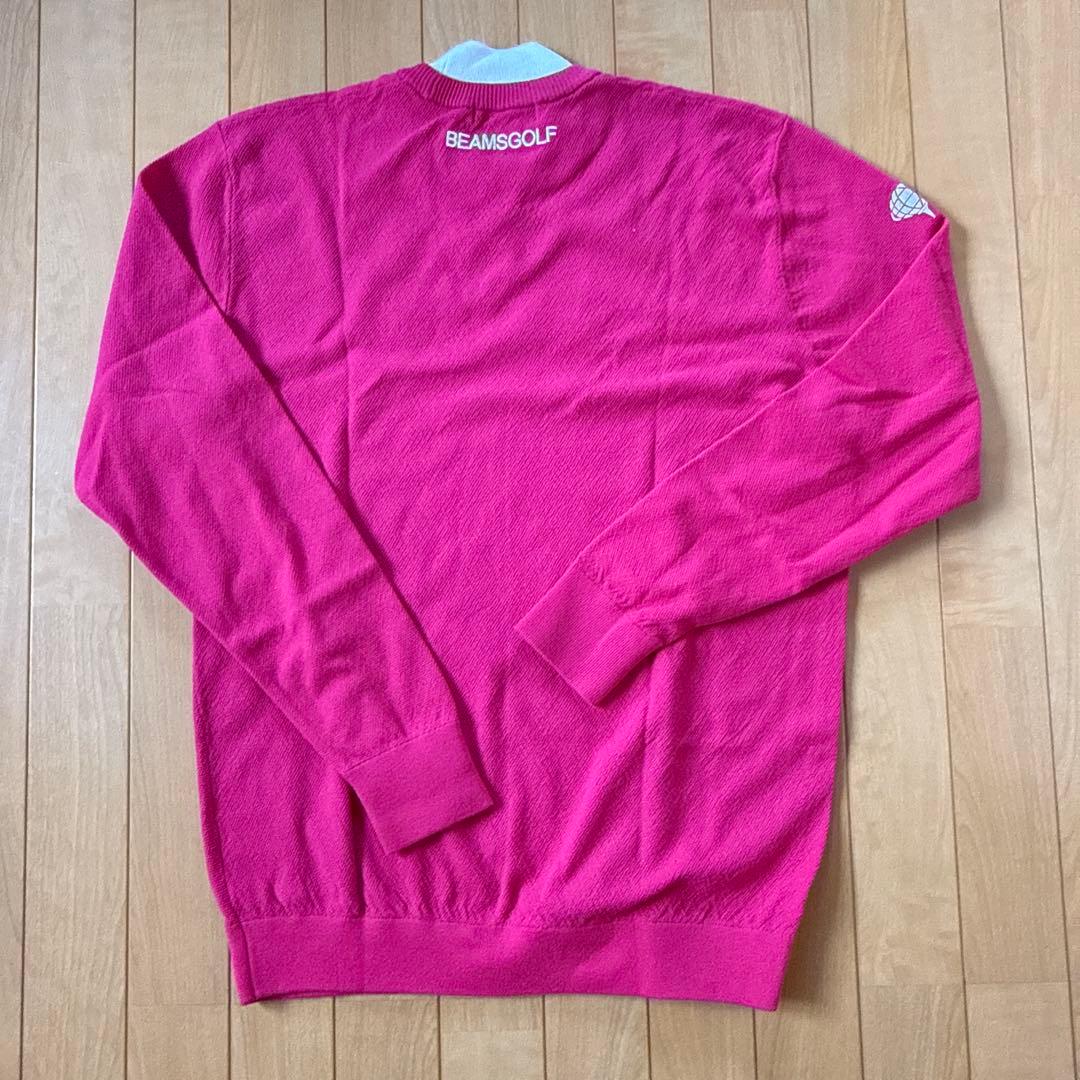 BEAMS GOLF ピンク セーター Mサイズ