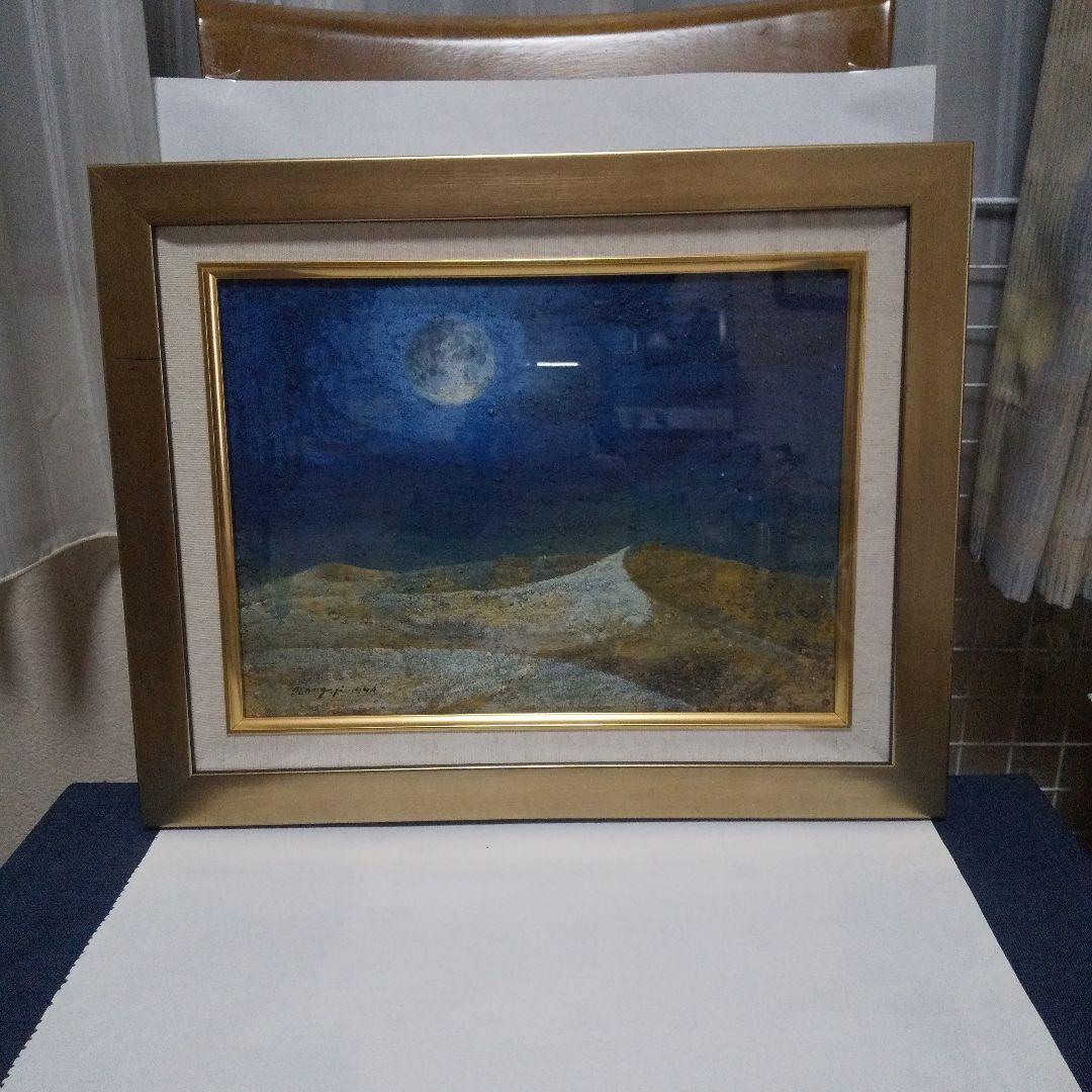日本画 岩絵具作品 風景 F4