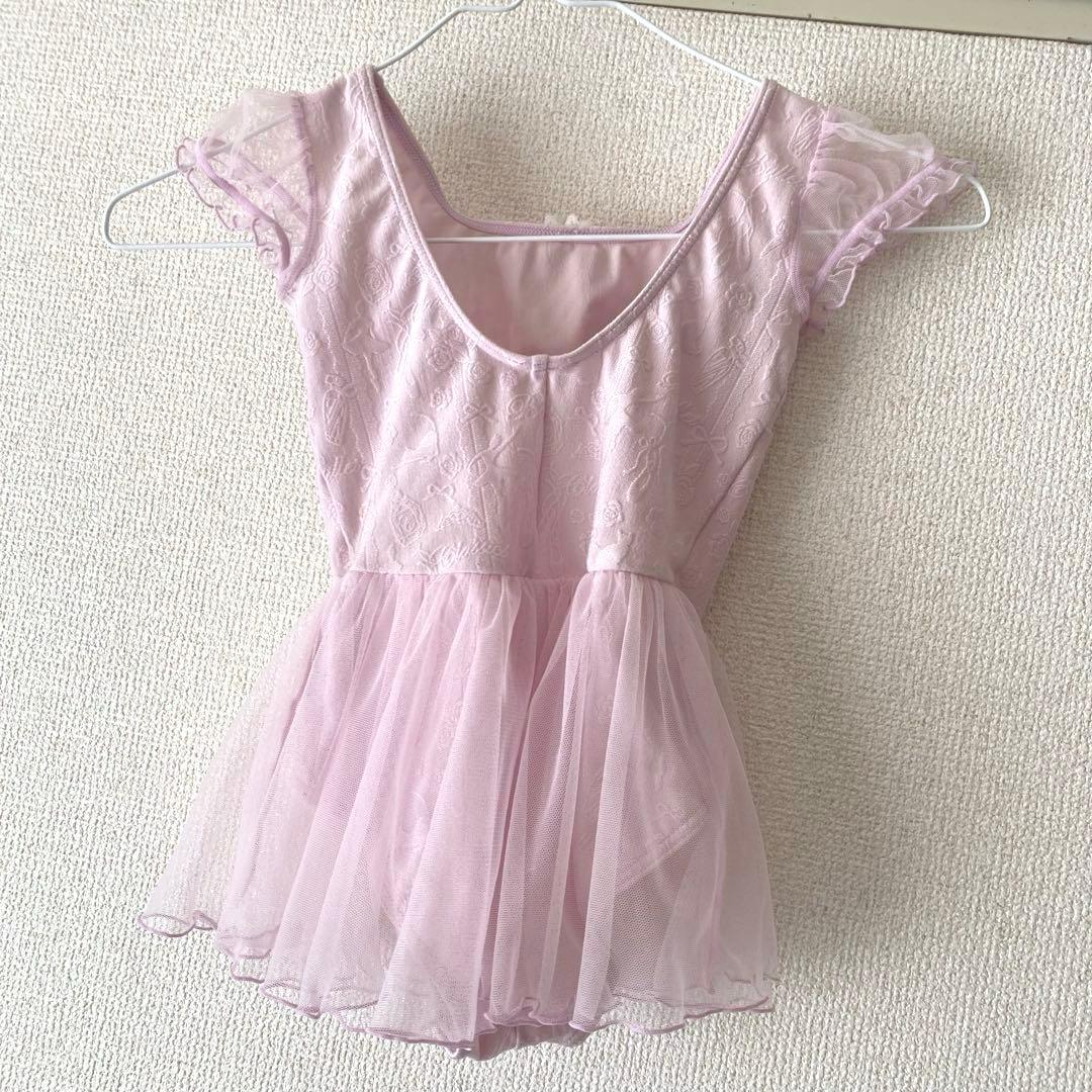 美品　chacott 110cm ピンク　レオタード　チャコット　スカート付き