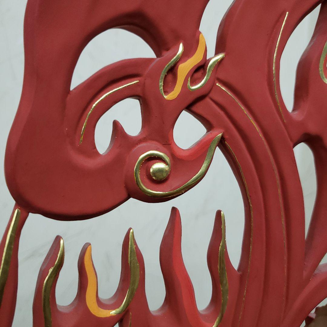 Ｂフライデー蔵出し特価希少台座極彩色錐金 不動明王半跏像7寸楠材高さ：約57cm