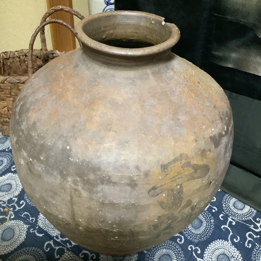 古信楽　信楽焼　江戸　大壺　壷　古伊万里・九谷焼・輪島塗・備前焼・唐津焼好きにも