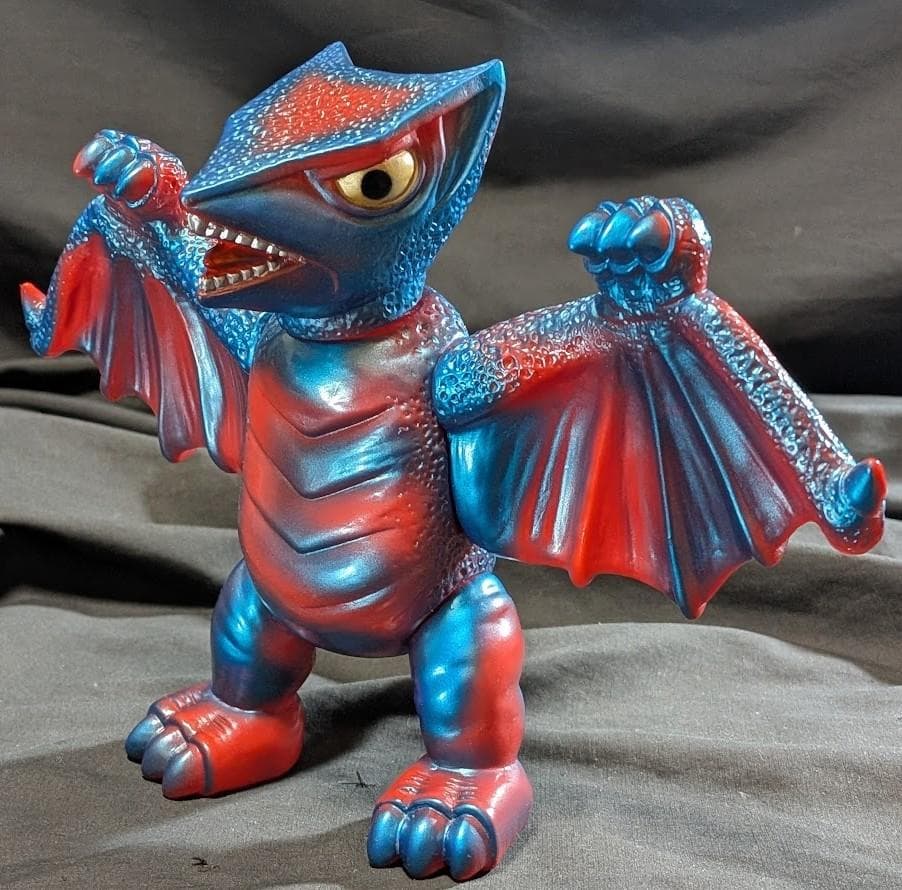 ギャオス（マルサン）電撃怪獣大作戦ソフビフィギュア