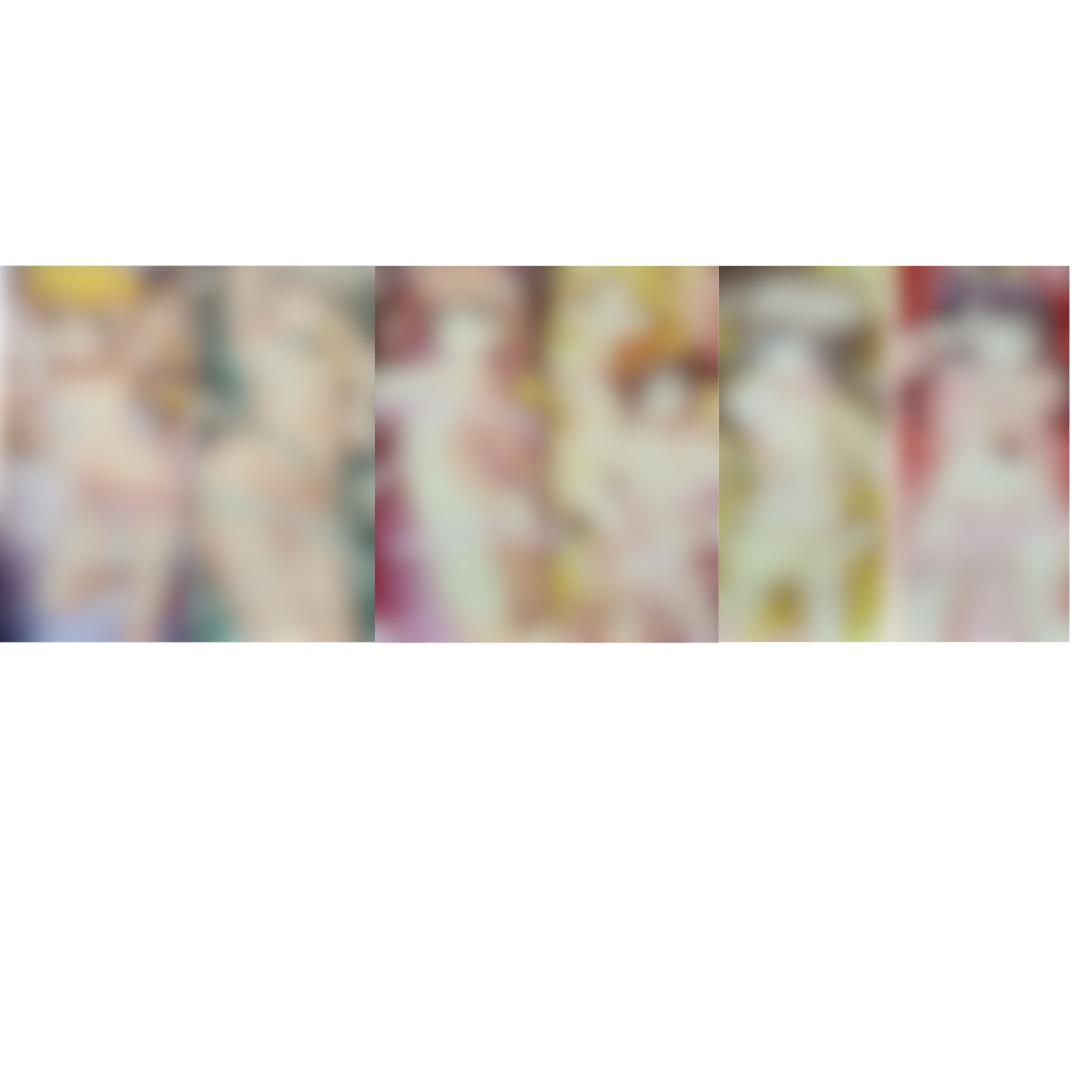 【魔法少女リリカルなのは】リバーシブル　ポスター6枚セット　公式　グッズ