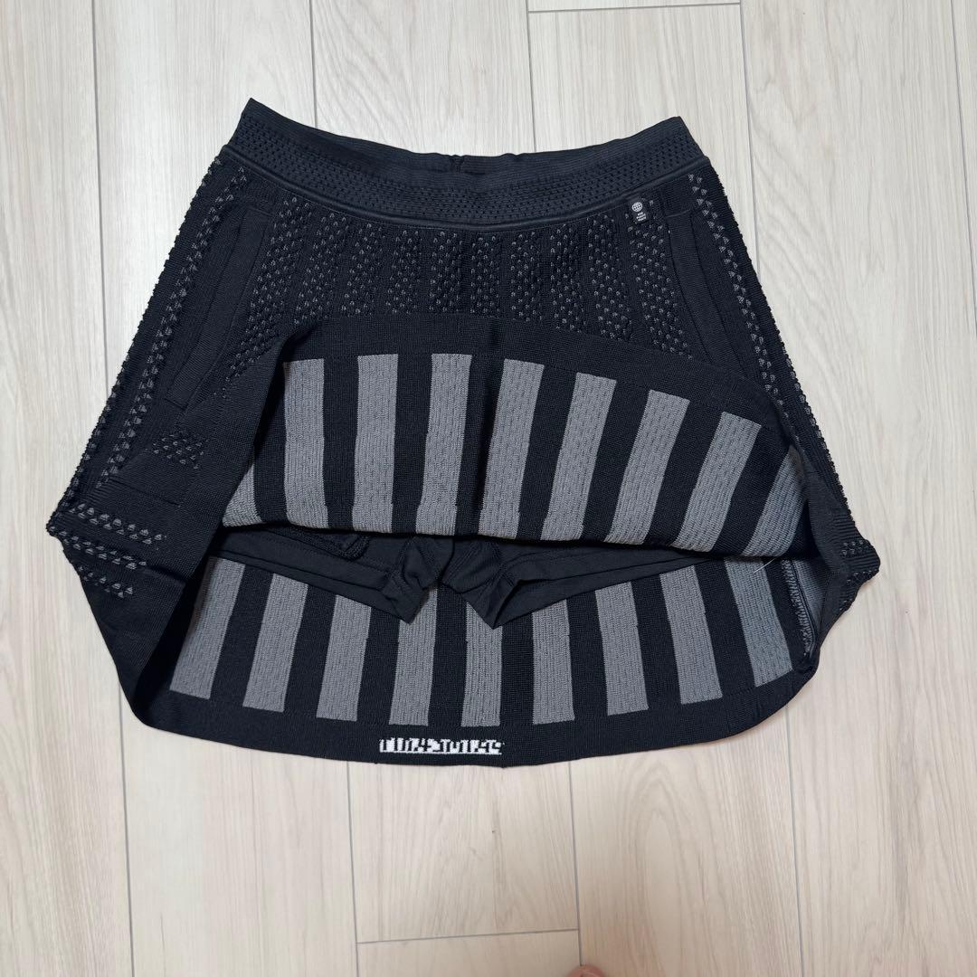 新品 アディダス セットアップ セーター プリーツスカート 千鳥柄 秋冬ニット