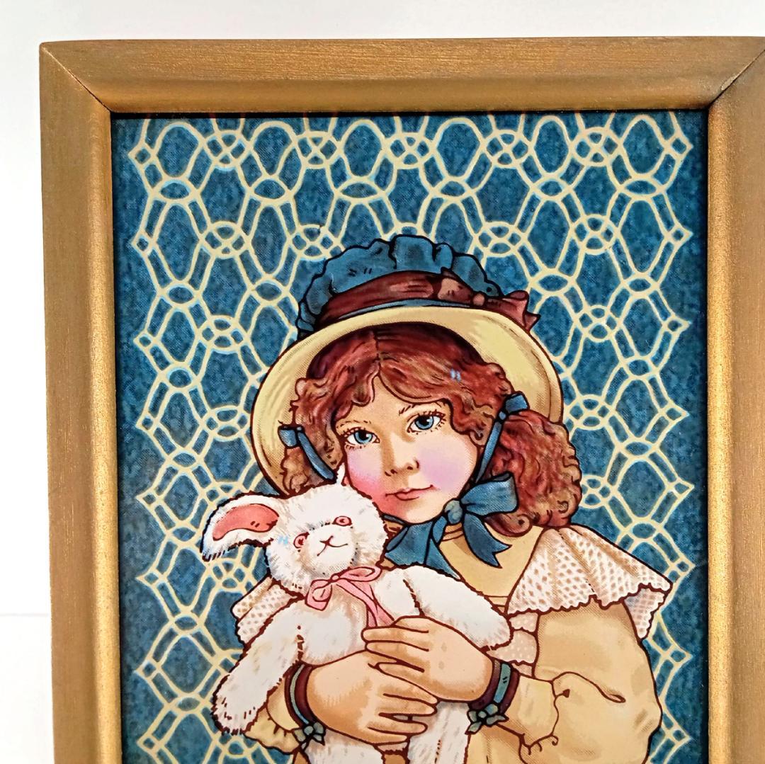 ジャン・ハガラ ステンドグラス 少女とお人形 レスリー グラスマスターズ社