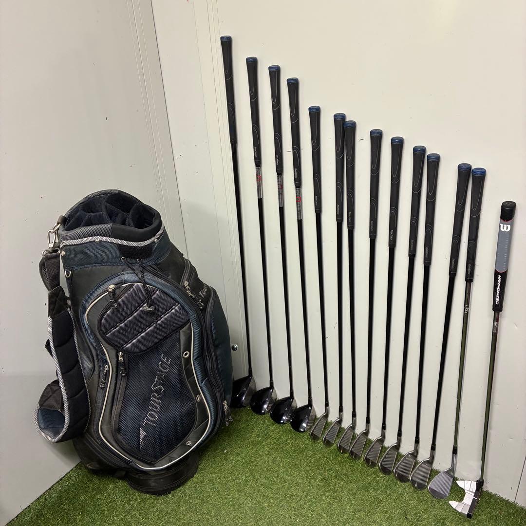 メンズゴルフクラブセット　【BRIDGESTONE】【ヘッドカバー付】★
