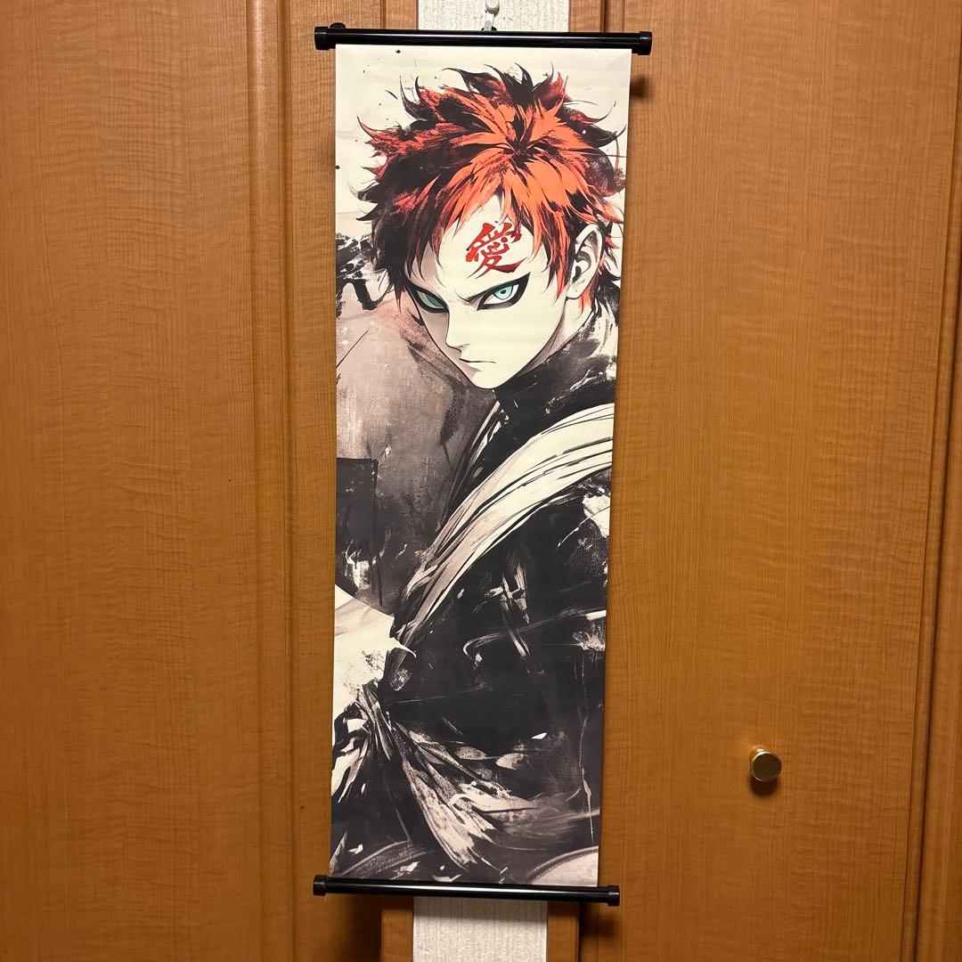 我愛羅 タペストリー NARUTO 約75cm x 25cm