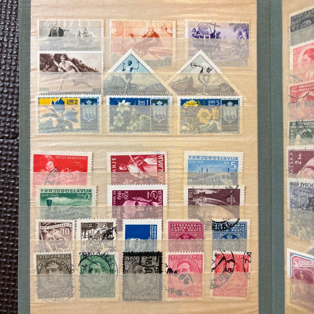 海外切手　まとめ　コレクションブック　12ページ