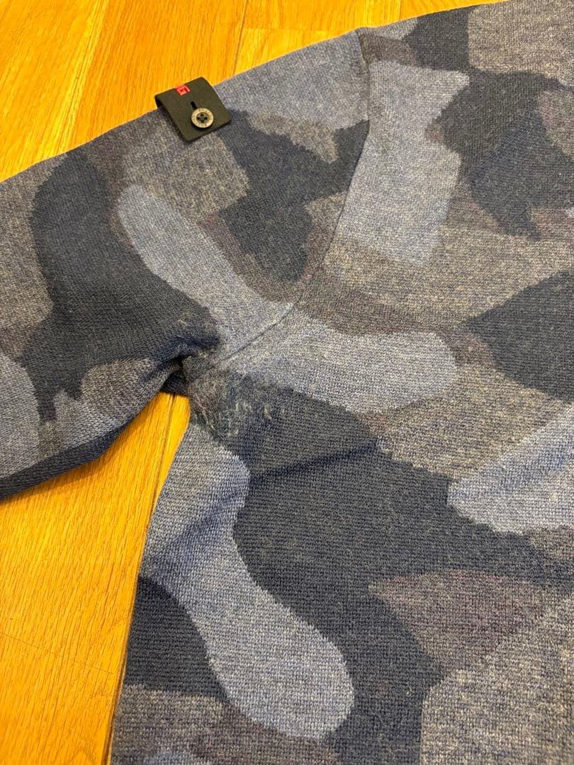 ブリーフィング　カモフラニット　ネイビー