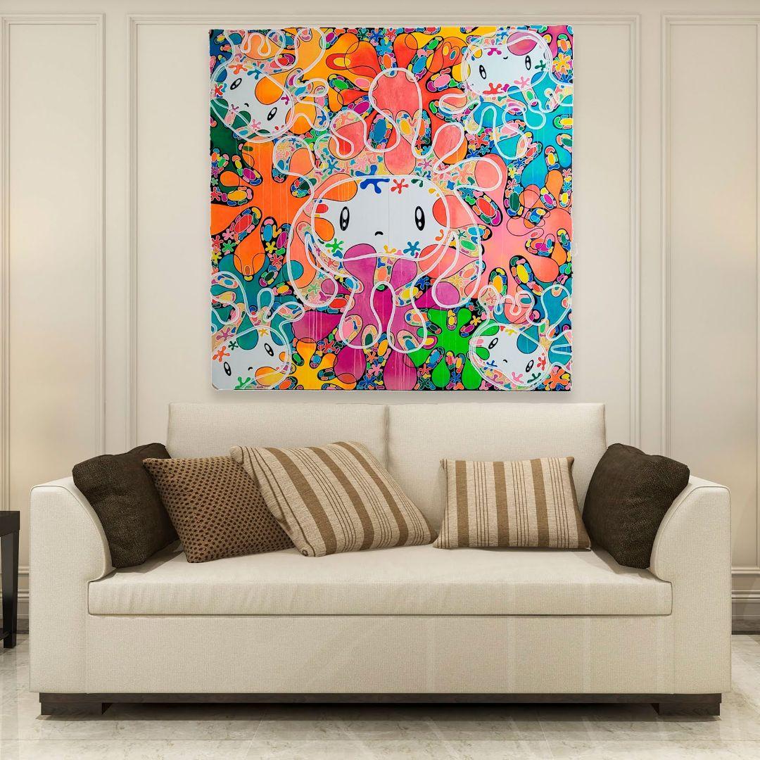 ★鈴木哲也★S100(1620×1620mm)アクリル原画★送料無料#124