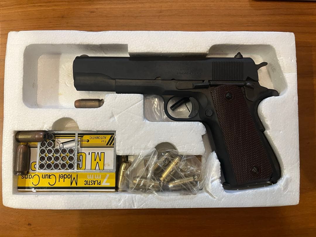 【モデルガン】タイトー製 ガバメント(M1911A1) HW