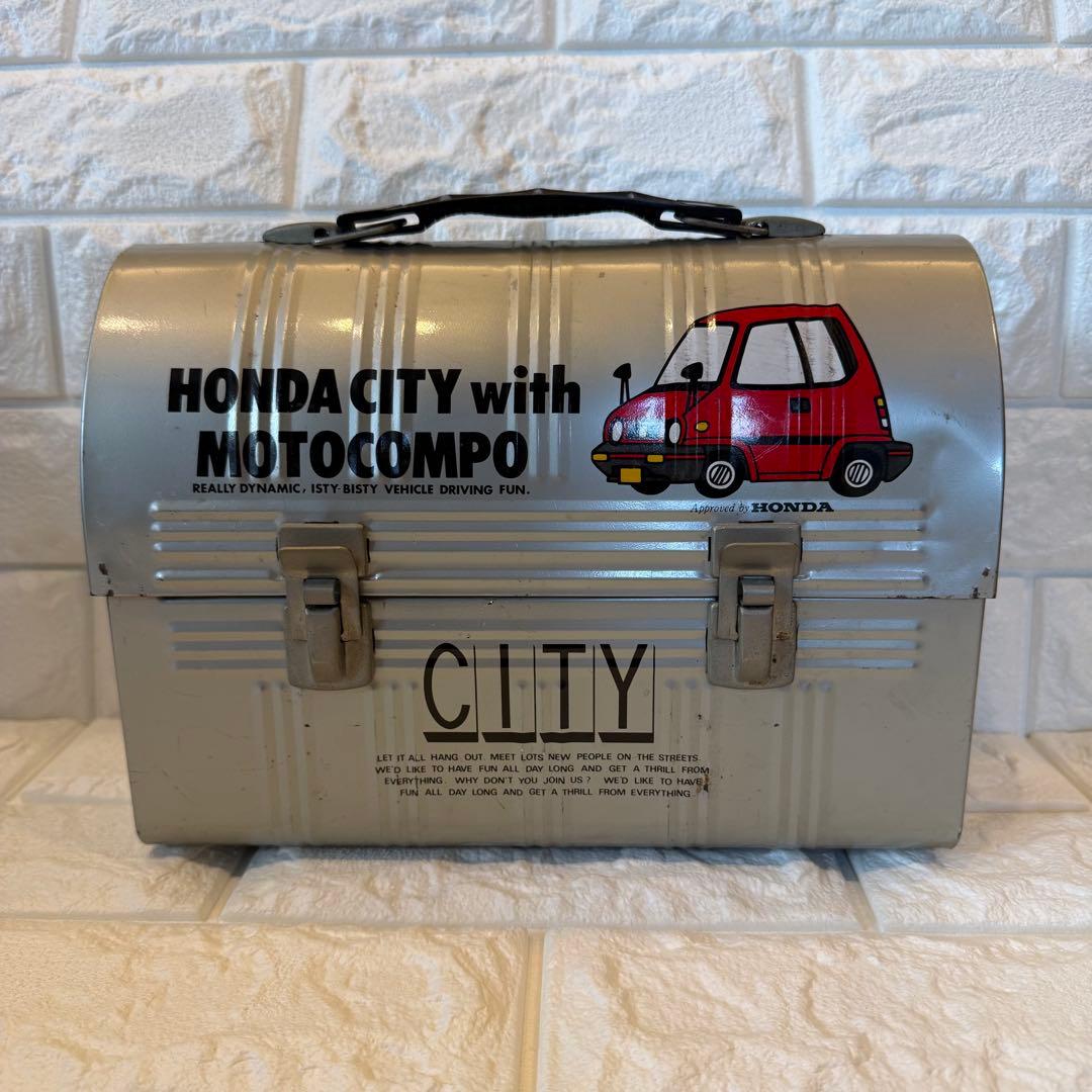 ホンダ CITY レア モトコンポ ブリキケース　当時物 昭和 レトロ