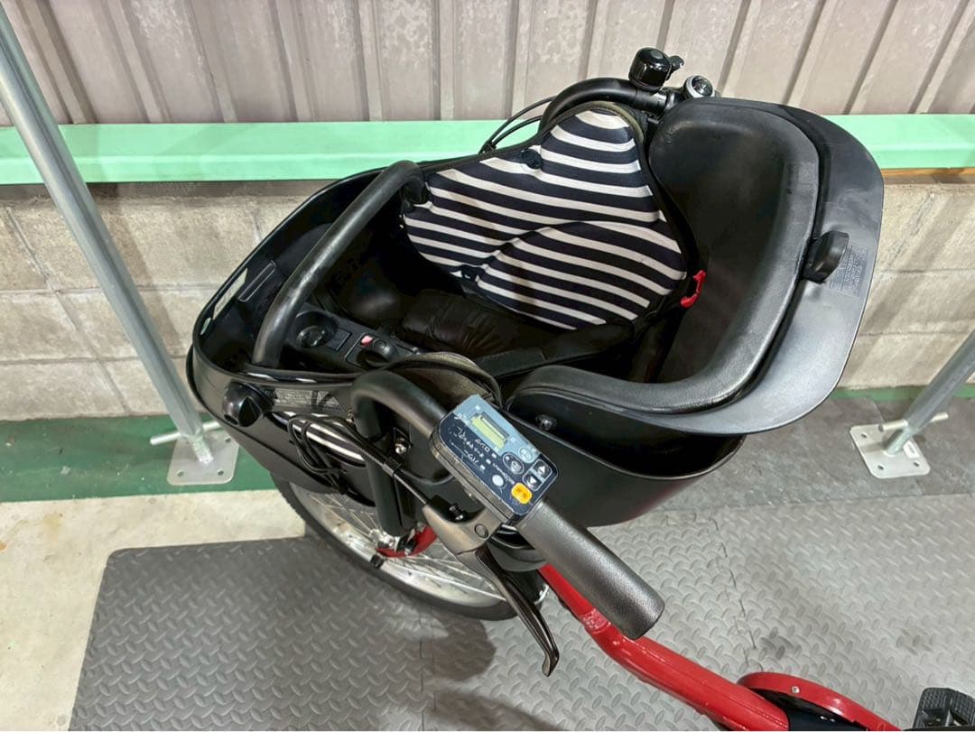 №4887 電動自転車　パナソニック　GYUTTO 20インチ ダークレッド